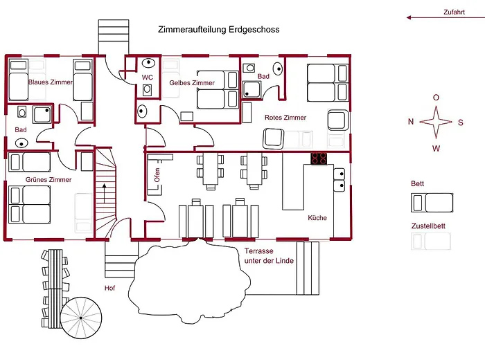 Nyaraló Der Flusshof, *